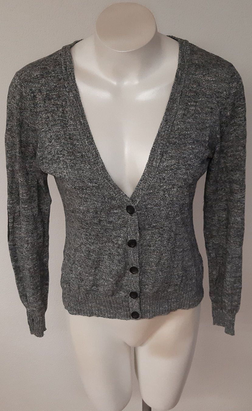 H&M Top: H&M V-Ausschnitt Strickjacke Grau Gr.38 – Nuovo (secondo la descrizione) da Seuzach venduto da VT-Collections2 4
