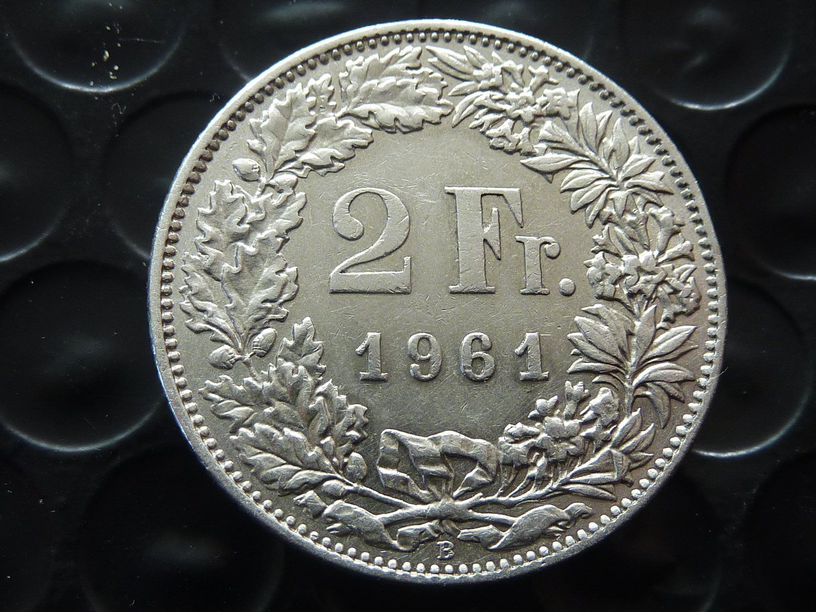 Alle Münzen: 2 Fr. 1961  vorz. - unz. – Gebraucht aus Seon von aee_7gpz