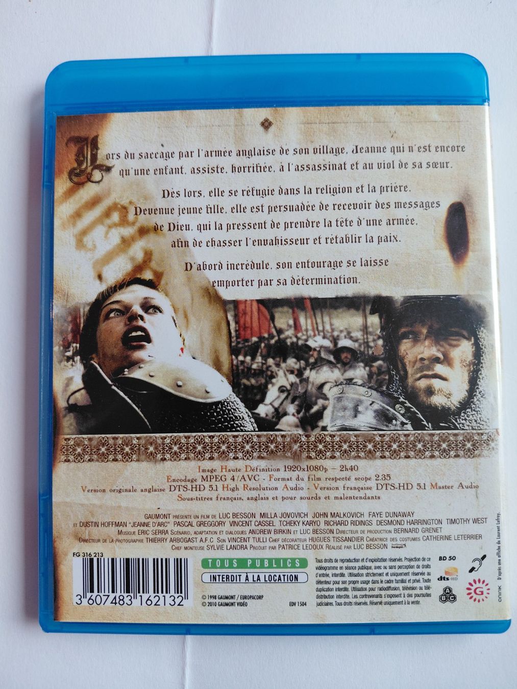 Tutti i DVDs: Jeanne d'Arc – Usato da Denges venduto da Hellboy10 1