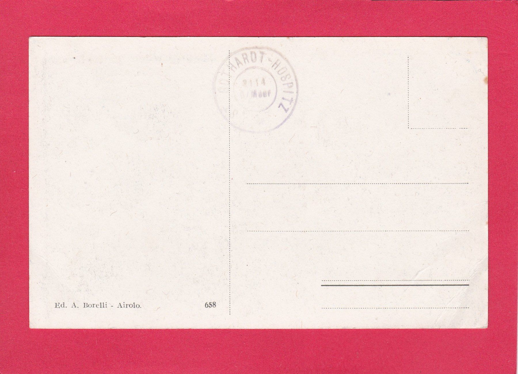 Cartoline postali: alte Ansichtskarte Pizzo Centrale A. Borelli Airolo – Usato da Oberhelfenschwil venduto da splugaverde 1