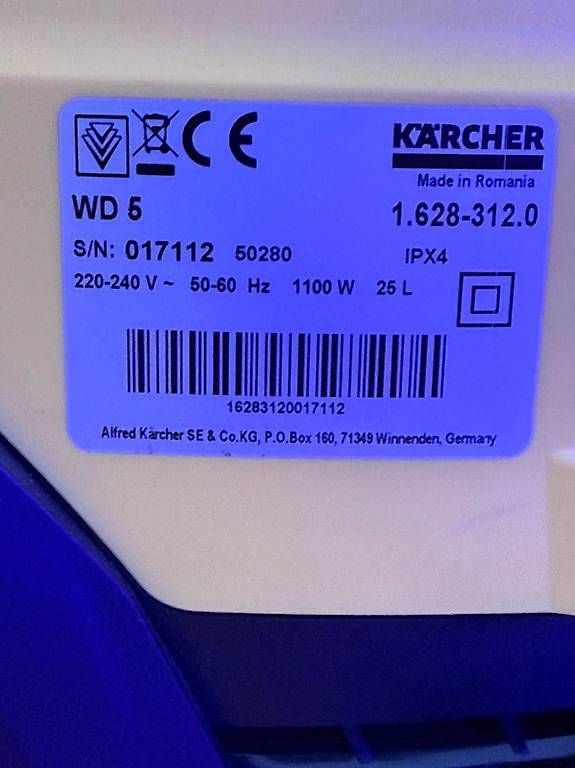 Kärcher WD 5 Nass- und Trockensauger 25 Liter 1100W (D'occasion) à ...