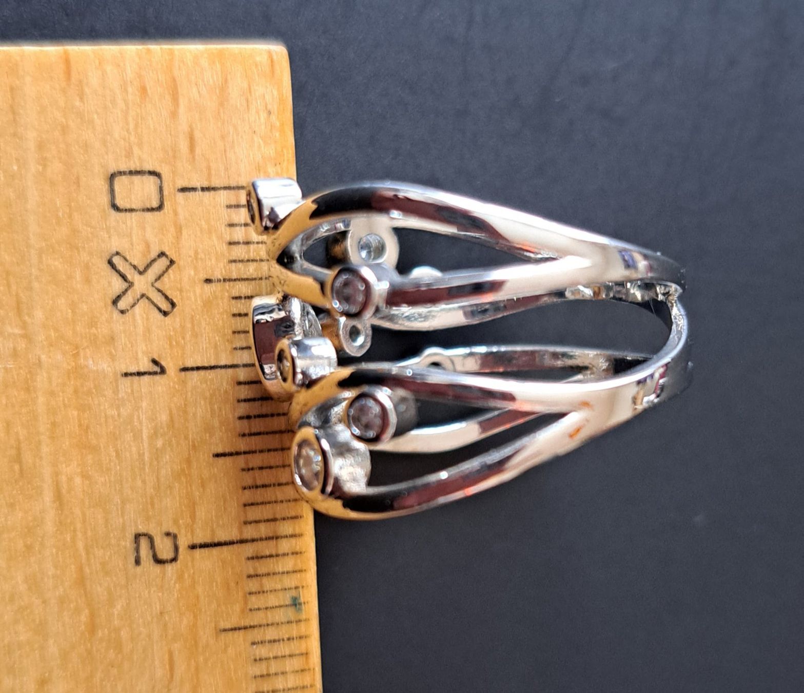 Anelli: Ring breit mit Zirkonia Gr.58 – Nuovo (secondo la descrizione) da Wittenbach venduto da lorepar 3