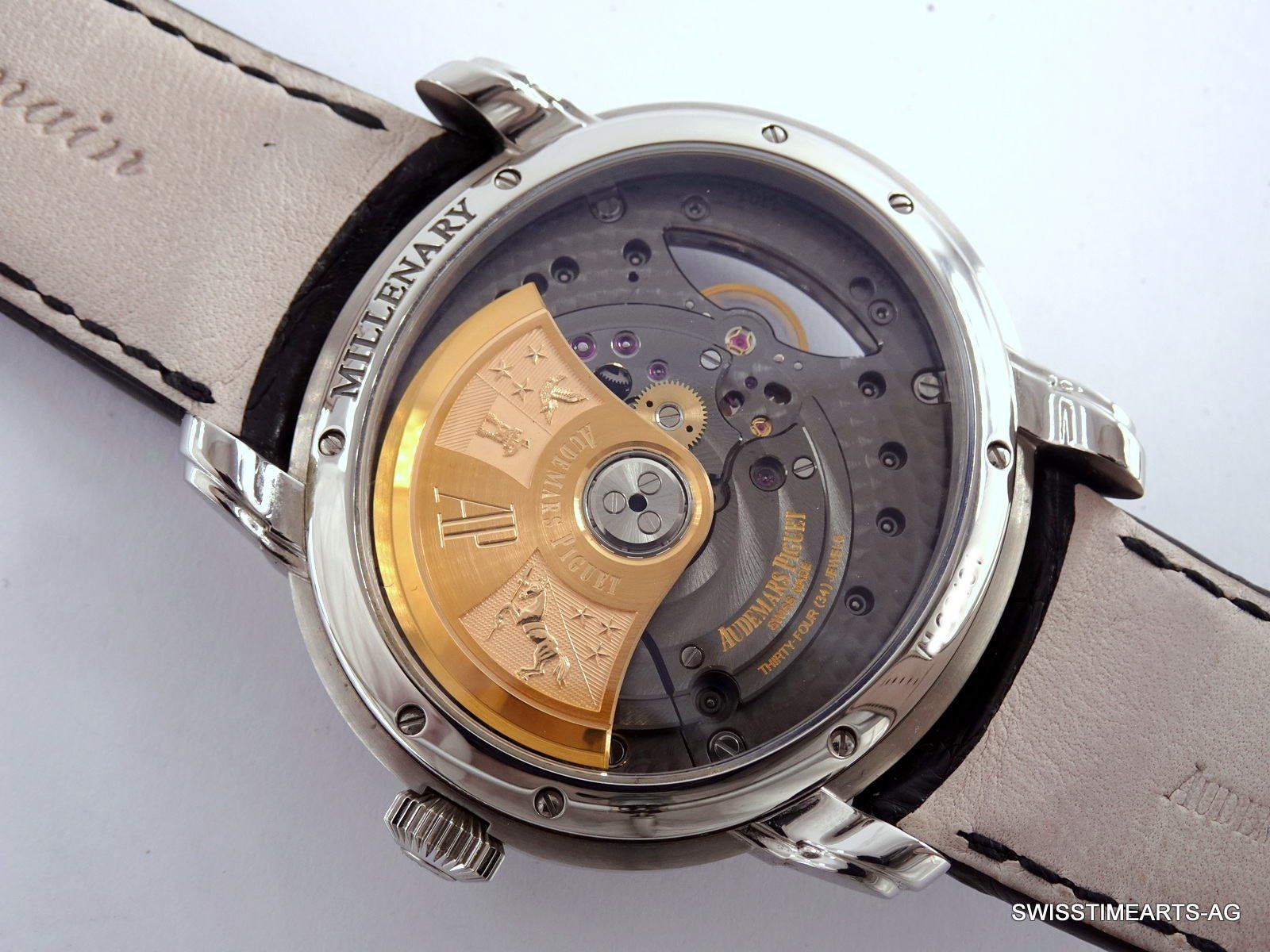 Audemars Piguet Orologi: AUDEMARS PIGUET MILLENARY 4101 REF. 15350ST AUTOMATIK 2012 – Usato da Zürich venduto da SWISSTIMEARTS-AG 8