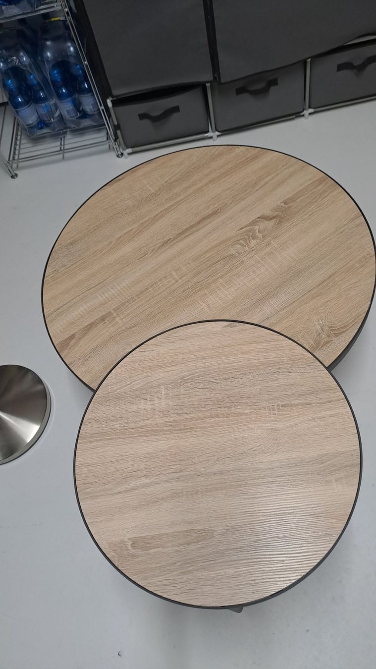 Beliani Tables: 2x Couchtisch Set MELODY Hellbraun – D'occasion à Winterthur par mag_6zt2 8