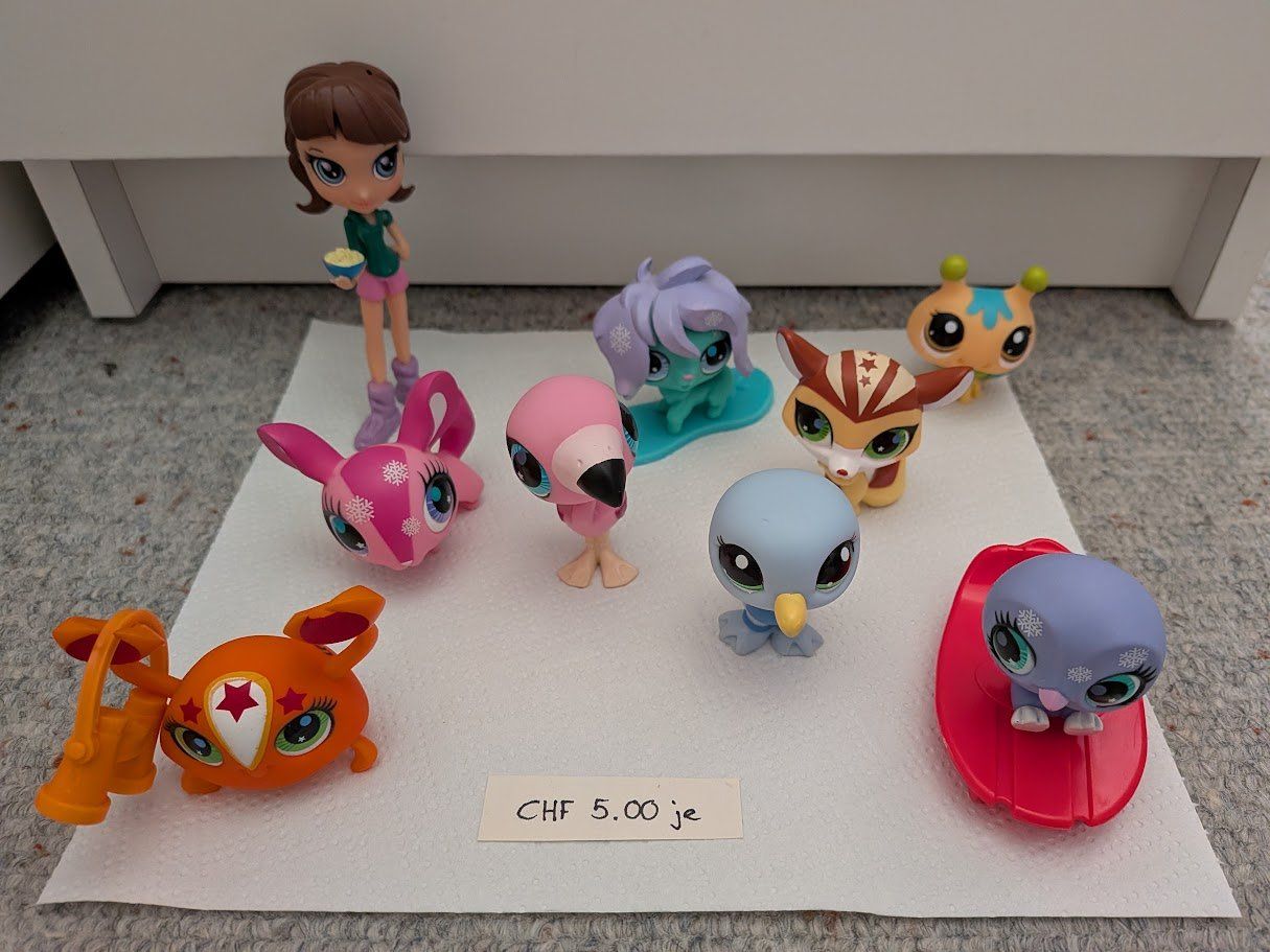 Littlest Pet Shop Statuette: Littlest Pet Shop Figuren – Usato da Wittenbach venduto da 03061984tabeakleber 1