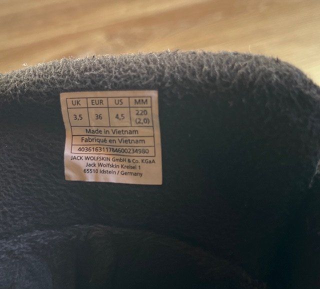 Jack Wolfskin Schuhe für Jungen: Jack Wolfskin Kid's Winterschuhe Gr. 36 – Gebraucht aus Burgdorf von W31S 2