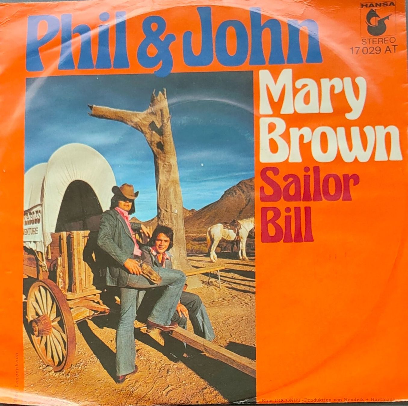 Schallplatten: Vinyl-Single Phil & John - Mary Brown – Gebraucht aus Langenthal von Modo39