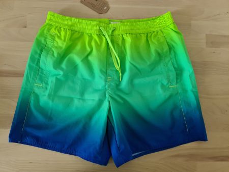 CALZEDONIA Badeshorts Formentera, Grün nuanciert (S) - NEU