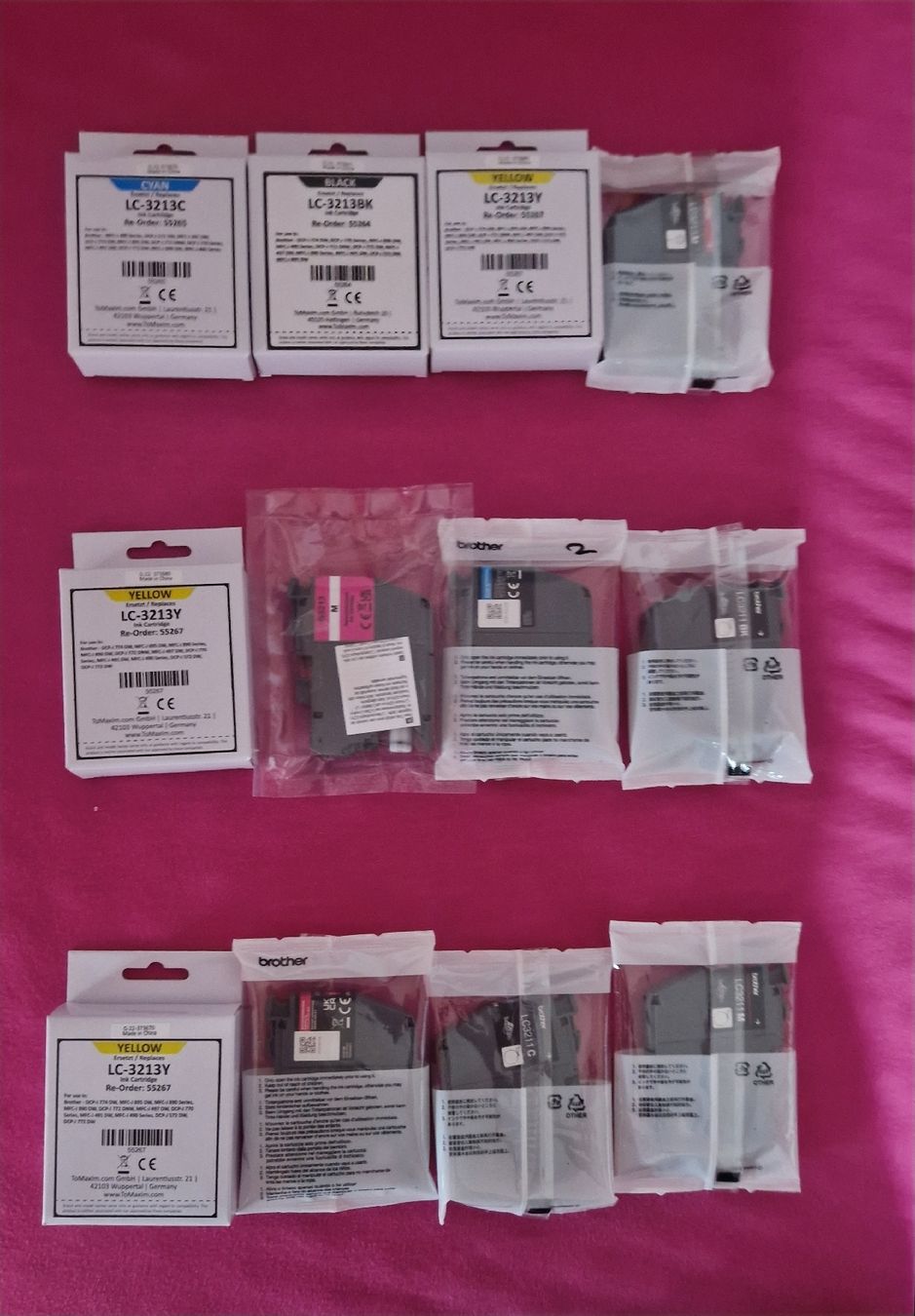 Brother Cartucce per stampanti & toner: Brother LC 3213 – Nuovo e nell'imballaggio originale da Niederhasli venduto da RS67