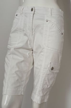 GOLFINO Bermuda Shorts Hose weiss - EU 36