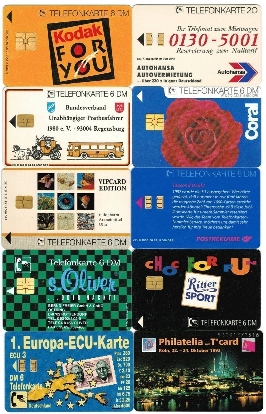 Cartes de téléphone: 10 K-Karten Deutschland – D'occasion à Zürich par tol_b7c7