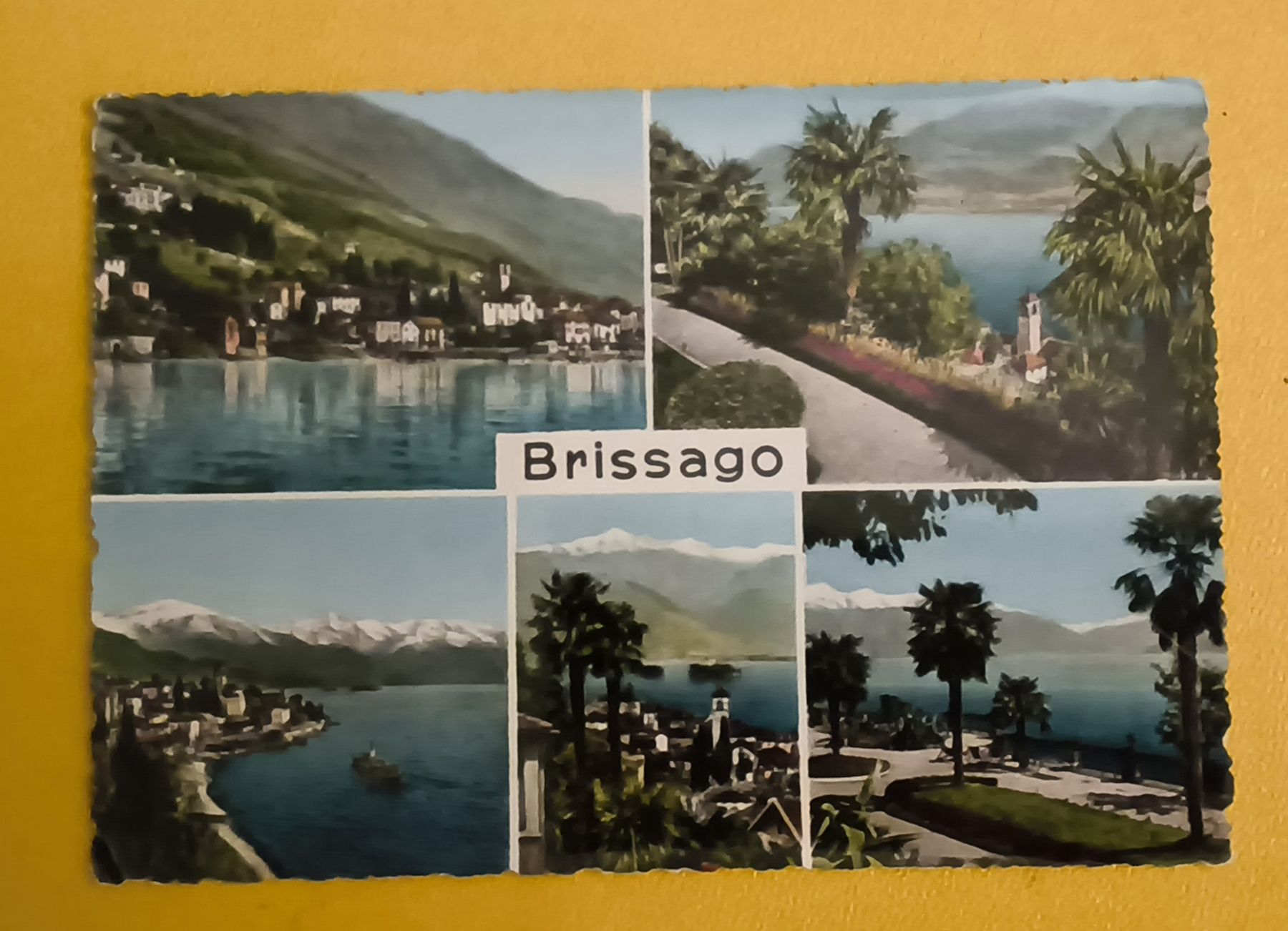 Cartoline postali: 2er Set Ansichtskarten Brissago und Locarno – Usato da Hallau venduto da histoiremerveilleuse 5