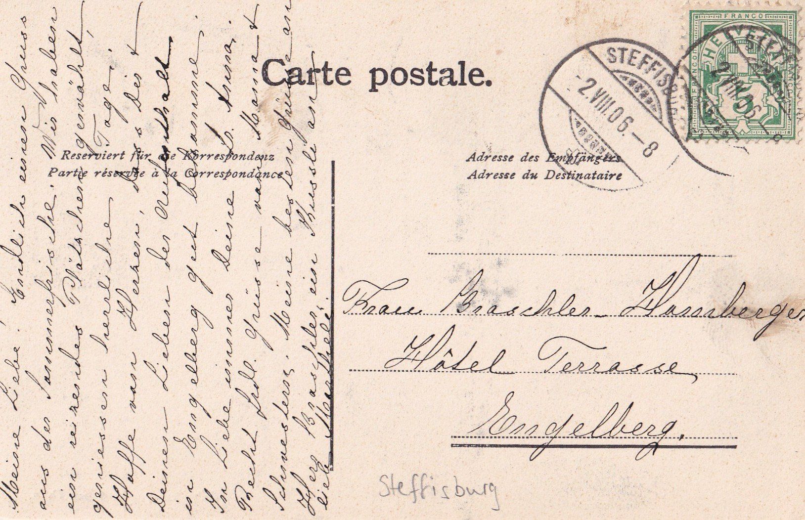 Cartes postales: Steffisburg Schnitteyer-Bad bei Thun – D'occasion à Olten par clotaldi 1