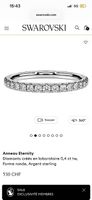 Anneau Eternity SWAROVSKI 55"