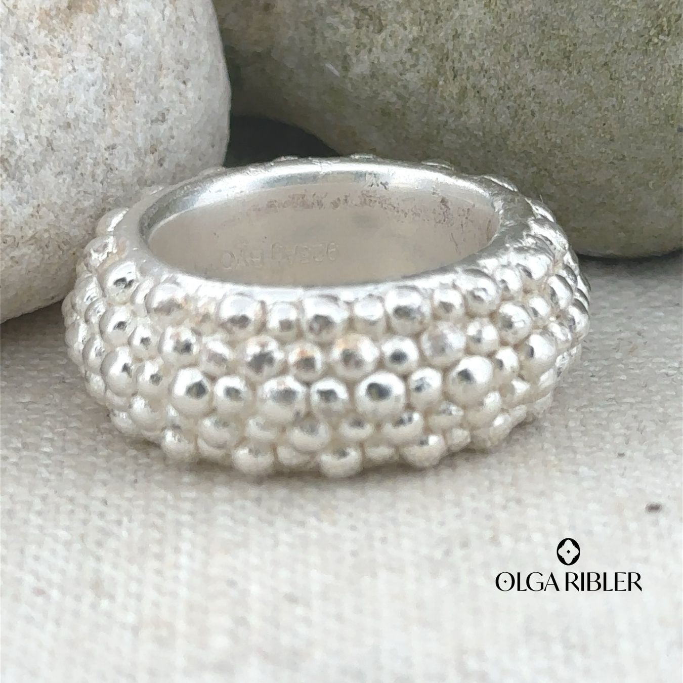 Olga Ribler Anelli: 925 Sterling Silber Statement Ring Grösse 54 – Nuovo (secondo la descrizione) da Luzern venduto da Schmuckoutlet 1