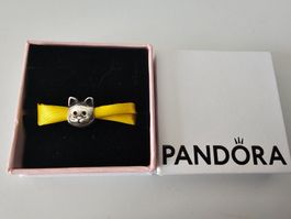 Pandora Charm Katze Silber gebraucht