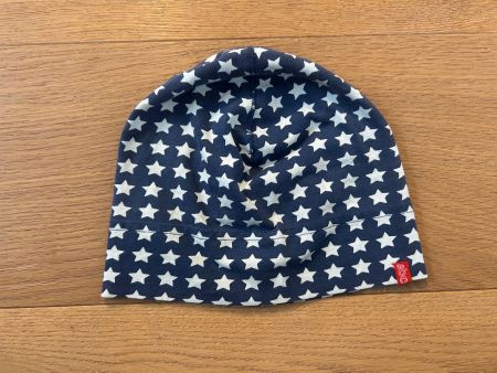 Kindermütze blau mit weissen Sternen H&M Grösse 86/92