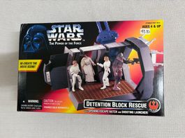 NEU StarWars Detention Block Rescue,Vintage 1996ohne Figuren