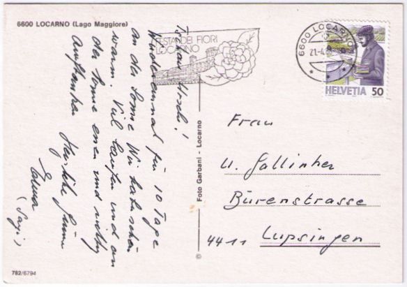Cartoline postali: Locarno - 3 Bild AK – Usato da Binningen venduto da Mountainrider 1