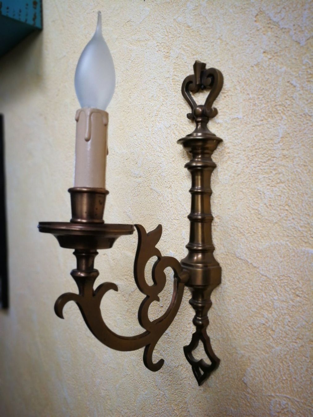 Lampen: Wandlampe Kerzenlampe – Gebraucht aus himmelried von bribuli 3
