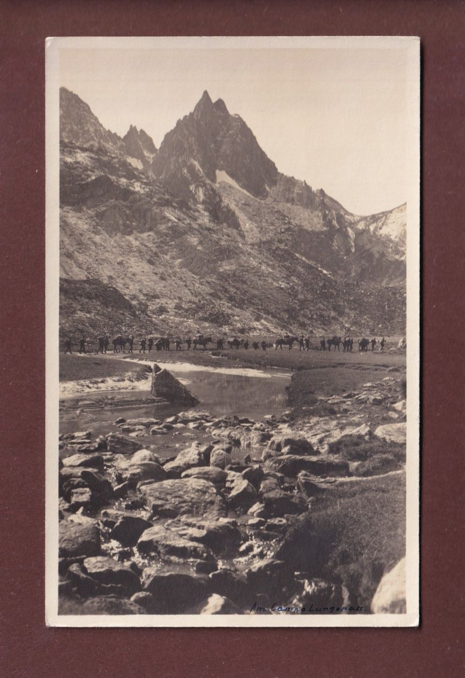 Cartoline postali: Am CAMPO LUNGOPASS - Leute – Usato da Pully venduto da nicecards