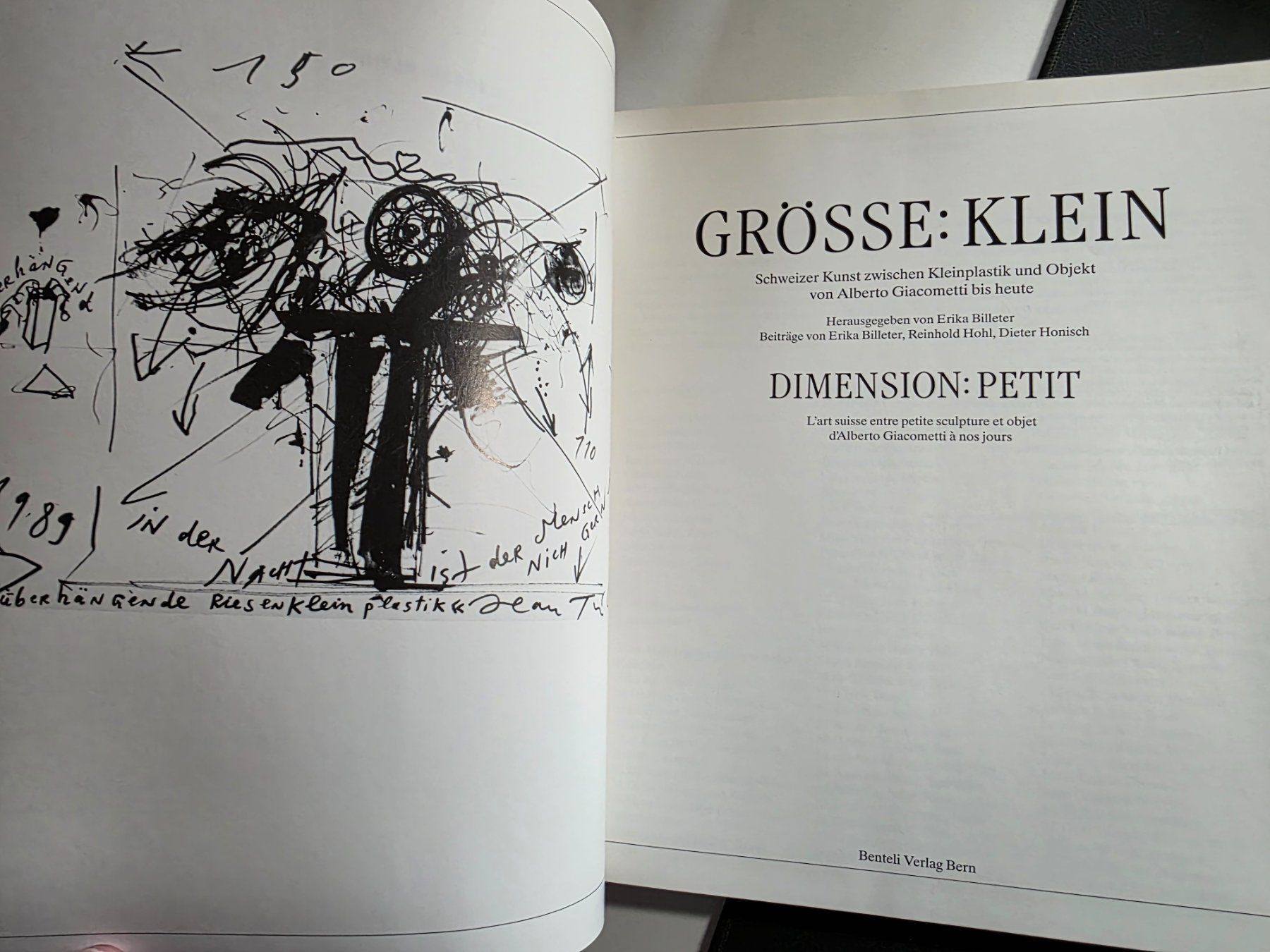 Livres: Grösse : Klein - Schweizer Kunst - 1989 Dimension Petit – D'occasion à Walterswil BE par Lonitti 2