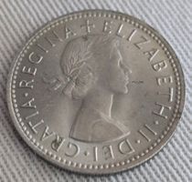 Münze Elisabeth II 10 Shilling 1966