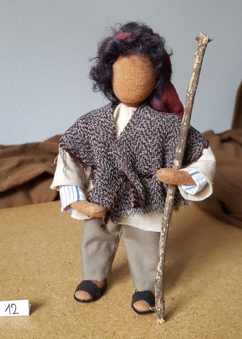 Statuette: Schwarzenberger Krippenfiguren Hirt/Knabe 20cm N12 – Nuovo (secondo la descrizione) da Abtwil SG venduto da Roebi250 1
