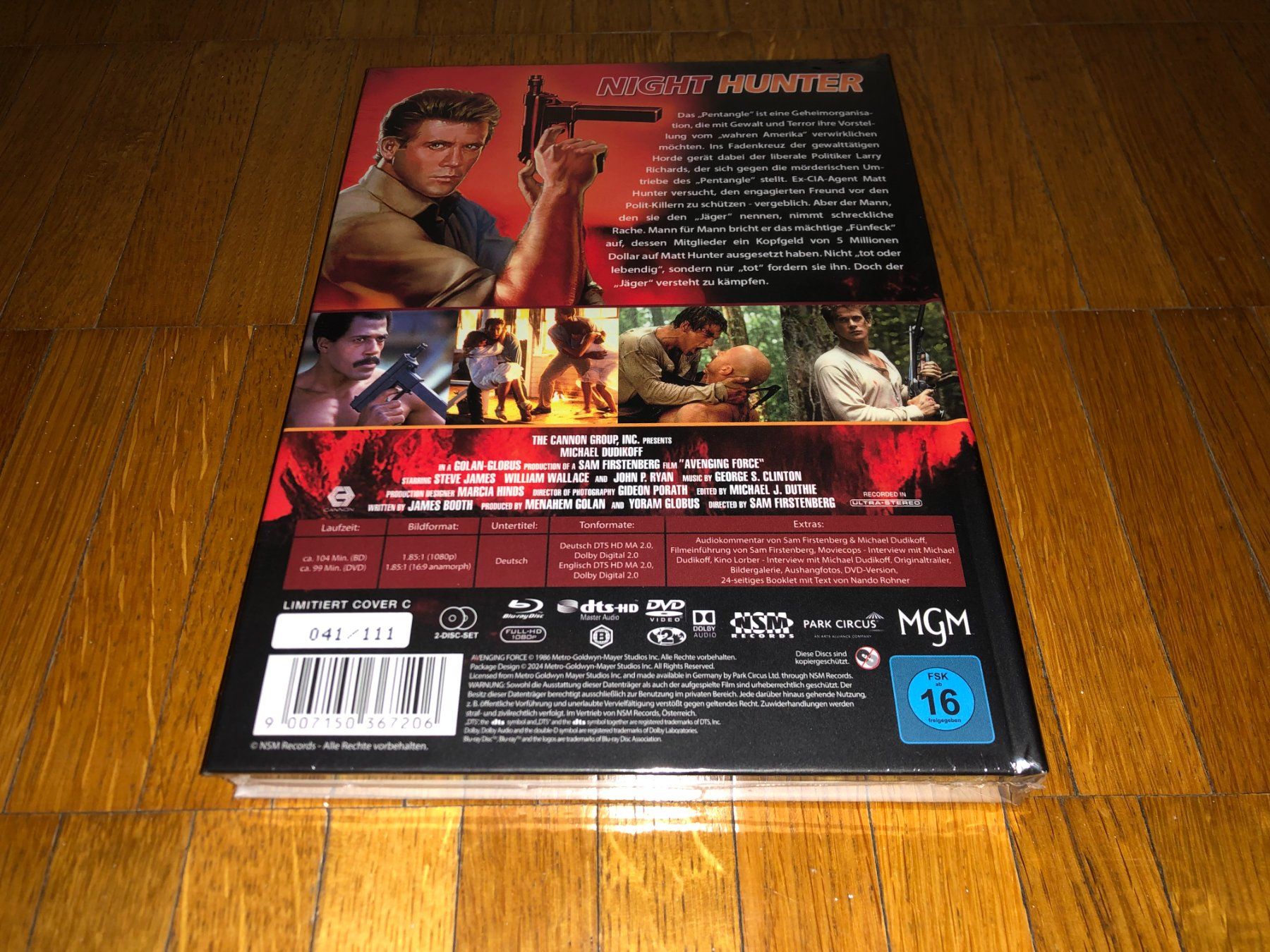 Alle DVDs: Night Hunter - Avenging Force - MEDIABOOK - C - UNCUT – Neu und originalverpackt aus Basel von havsok 1