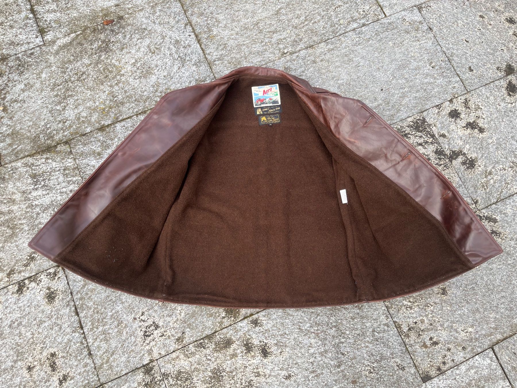 Giacche: Aero Leather Lederjacke Vintage Oldtimer Pferdeleder – Usato da Bottmingen venduto da Puffsack 2