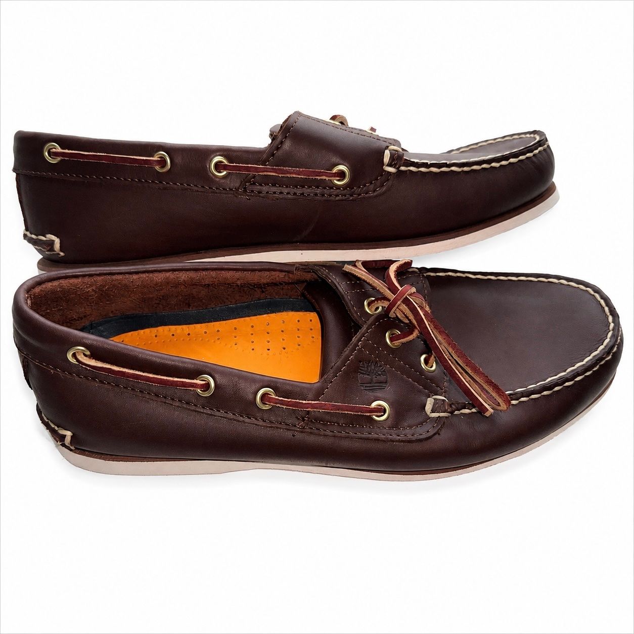 Timberland Chaussures hommes: Original Timberland Bootsschuhe Leder Braun Gr. 45.5 – Neuf (Voir description) à Aarberg par LovelyThings_