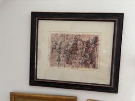 ALAN FRED. SUNDBERG "Untiteled" 1980, Mischtechnik, gerahmt