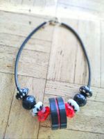Collier Ethinique Grandes Perles