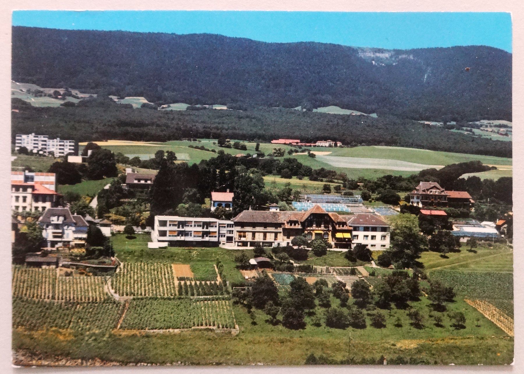 Cartoline postali: St-Aubin, L' Hôpital et la Roche-Devant – Difettoso da Fétigny venduto da Billy2miny
