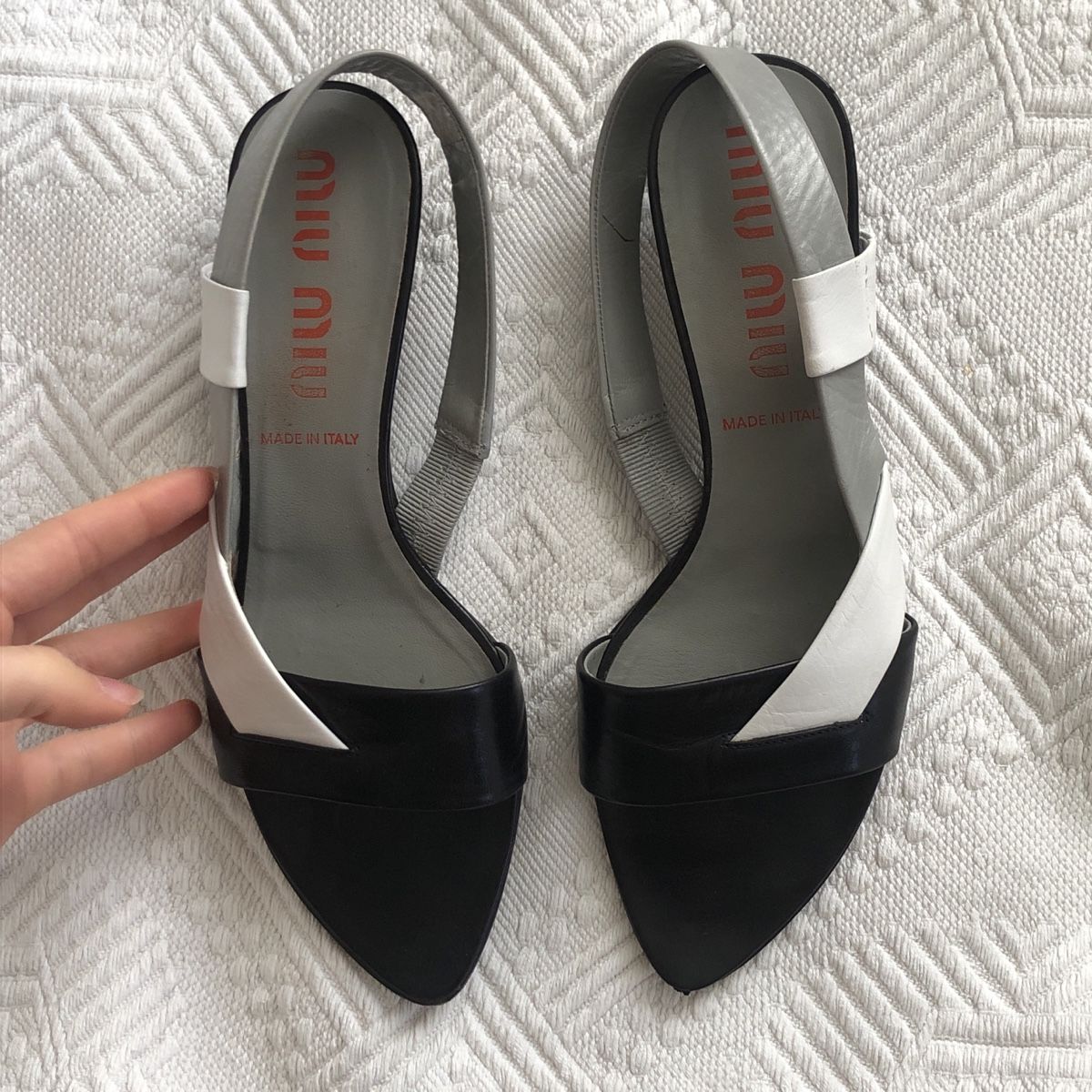Miu Miu Scarpe da donna: MiuMiu Leder Sandalen – Usato da St. Gallen venduto da Kollision 8