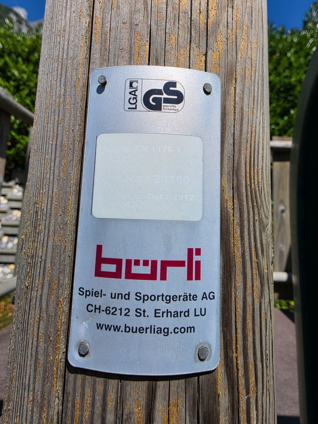 Scivoli: Spielturm mit Rutsche Buerli  2012 – Usato da Walenstadt venduto da Marco_8880 2