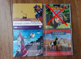Hörspiel CDs für Kinder: Peter Pan, Yakari, Jim Knopf
