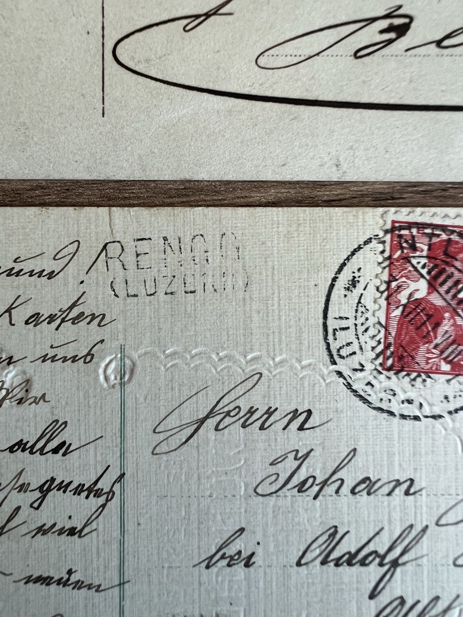 Cartes postales: 3Stk. Schweizer Postkarten mit Balken-Stempel – D'occasion à Braunau par Desil2511 2