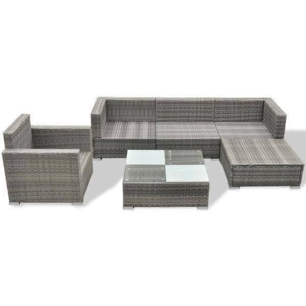 Divani: Garten Lounge Sofa Poly Rattan Liege NEW – Nuovo e nell'imballaggio originale da Viersen venduto da fan-shopmg 1