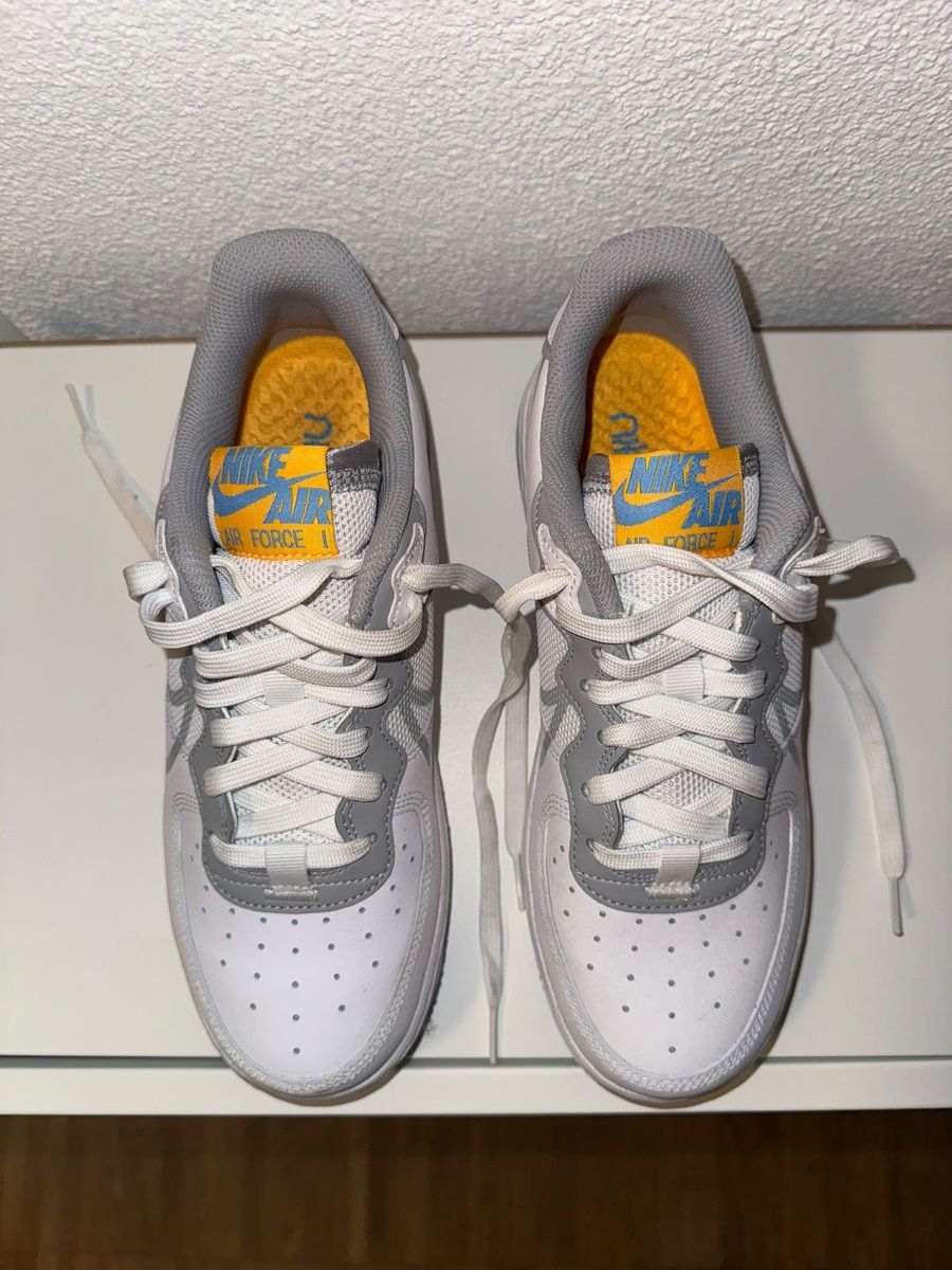 Nike Scarpe da uomo: Nike Air Force 1 React D/MS/X Weiss Grau Gelb – Nuovo (secondo la descrizione) da Zürich venduto da cha_5lzh 2