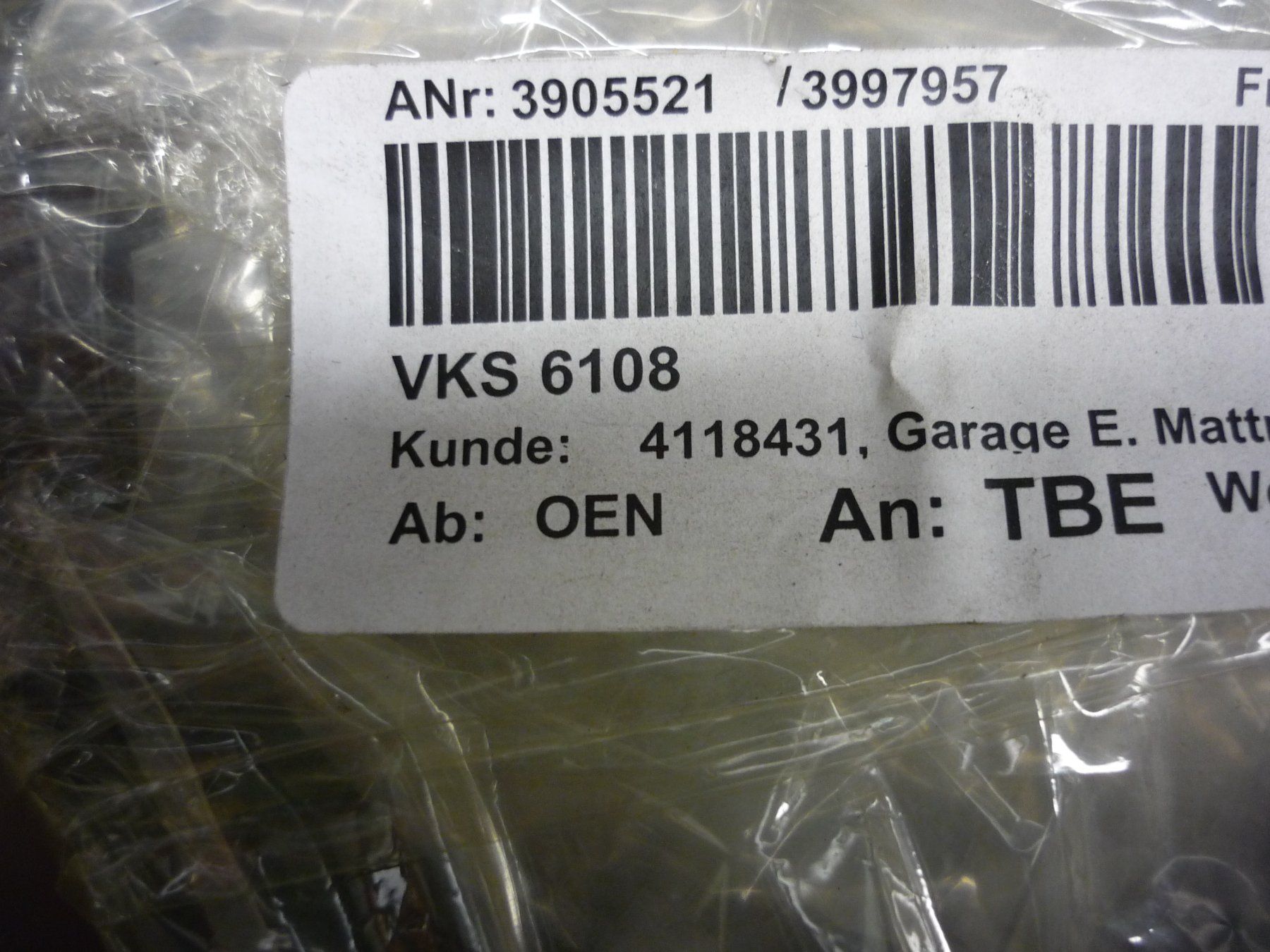Autocarri: Simmerring/ Wellendichtring VKS 6108 – Nuovo e nell'imballaggio originale da Kerzers venduto da Ernst12345