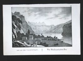 Weesen Lithographie  von Weibel Comtesse 1837