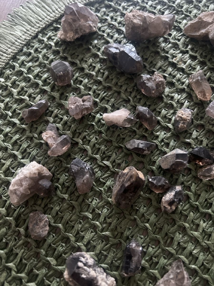 Minerali & Pietre curative: Rauchquarz Rohsteine Sammlung – Usato da Seon venduto da Sunny-Schmuck78 1