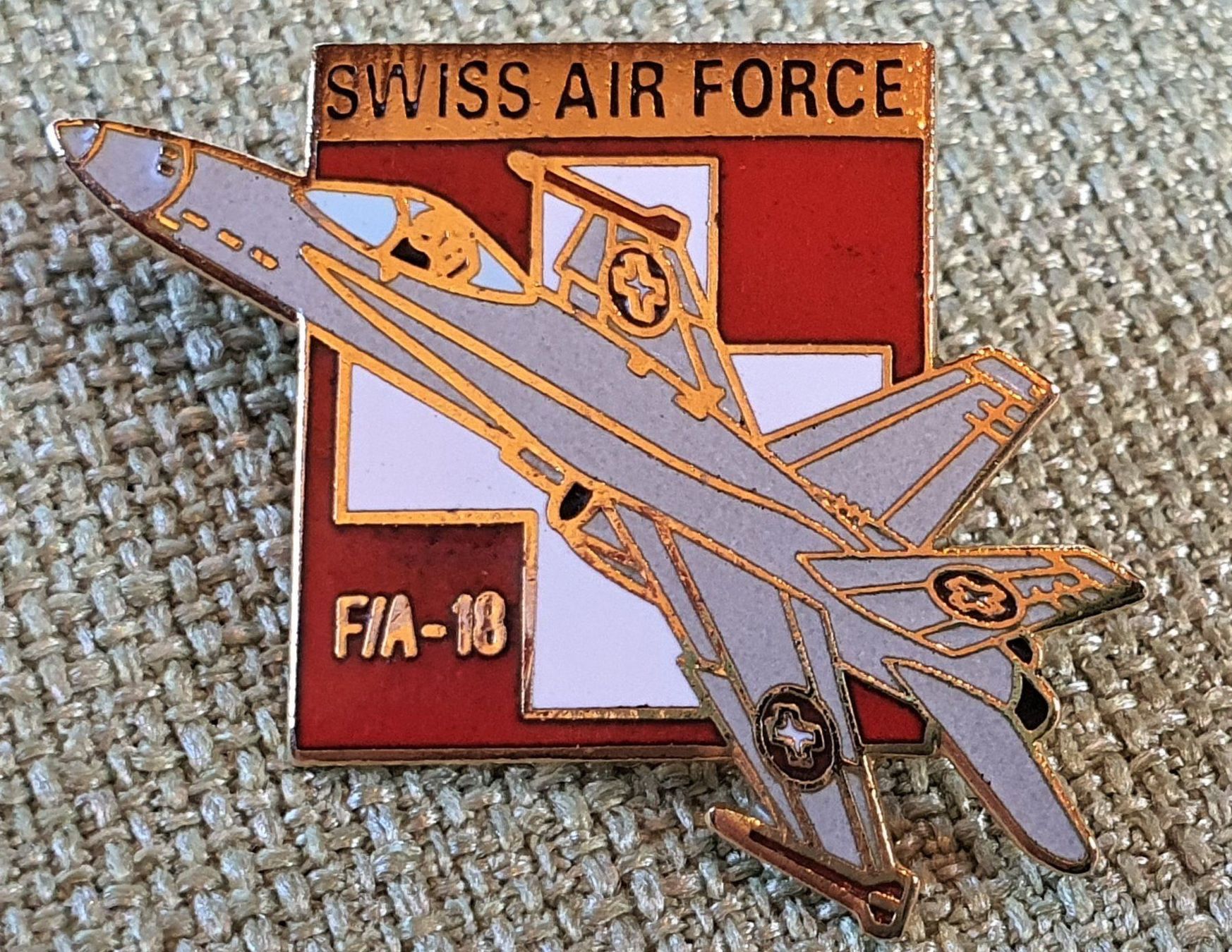 A910 Pin Swiss Air Force F/A-18 Militär (Gebraucht) in Reinach BL für ...