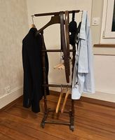 Vintage Holz Butler/Stummer Diener