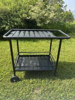 Gartentisch / Servierwagen, Stahl, Top Zustand! Sommer