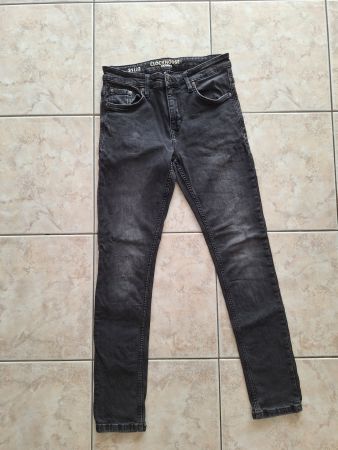 Herren / Jungen Jeans Skinny Gr. 31/32, schwarz