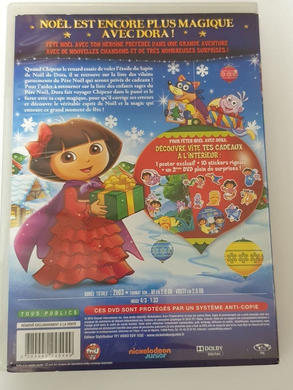 Tutti i DVDs: Dora l'exploratice - la mague noël DVD – Usato da Oberdorf BL venduto da BaldenEagle 3