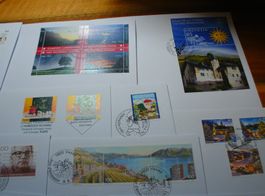 Set modernste FDC Schweiz, 2011, 23 Belege