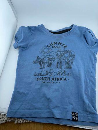T-Shirt mit Safari-Print, Grösse 92